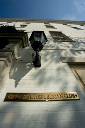 National Republican Club nameplate